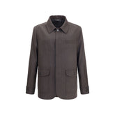Brioni Brown Wool Coat